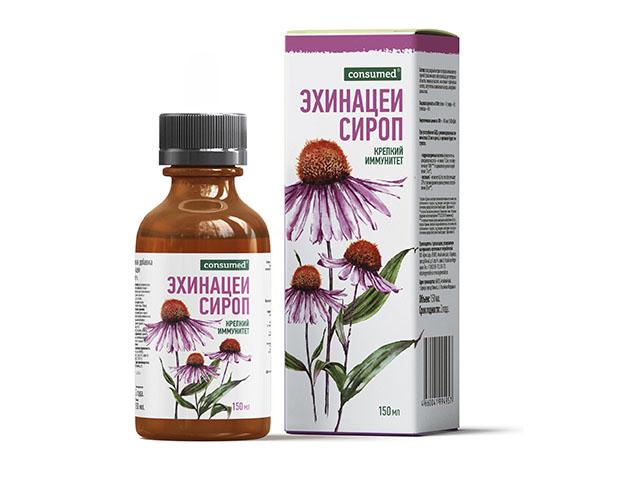 консумед эхинацеи сироп крепкий иммунитет, 150мл. (consumed)