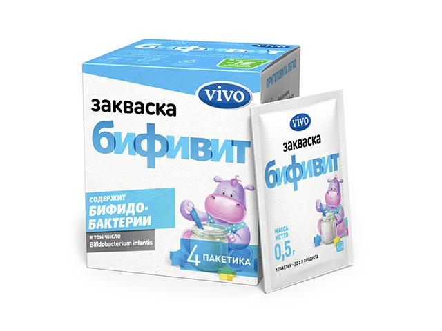 виво закваска бифивит 0,5г. №4 [vivo]