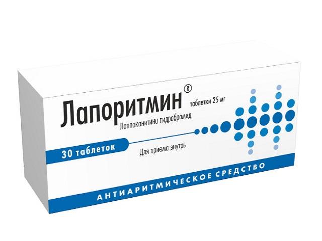 лапоритмин табл. 25мг №30