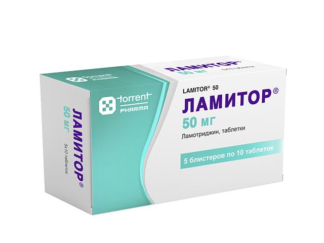ламитор 50мг. №50 таб. 1302