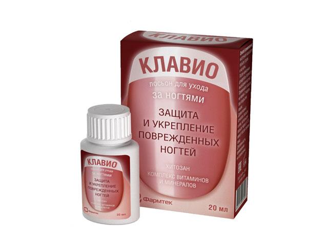 клавио лосьон для защиты и укрепления повр.ногтей 20мл.