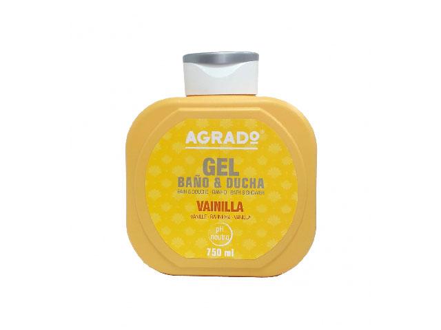 agrado гель д/ванны и душа стимул.vanila 750мл.5286