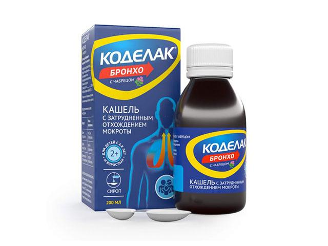 коделак бронхо с чабрецом сироп фл. 200мл с мерн.ложк. 9127