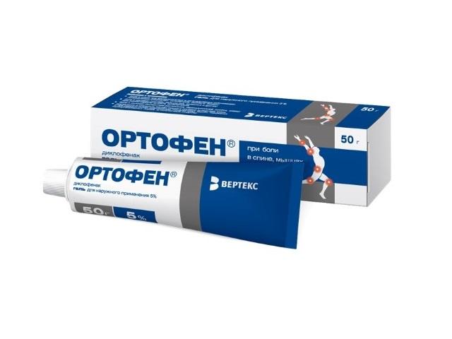 ортофен 2% 50г. мазь д/наружн. прим. /верте/ 3678