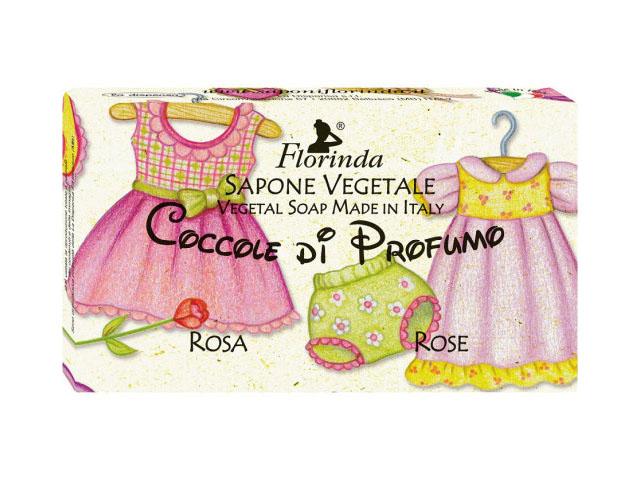 *florinda мыло "ароматы детства" роза. 100 г. 00062179