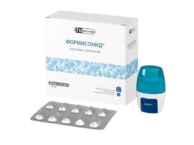формисонид 80мкг+4,5мкг/доза №60 пор. д/ингал.+ингалятор