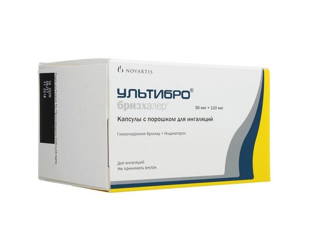 ультибро бризхалер 50мкг.+110мкг. №30 капс. 6058
