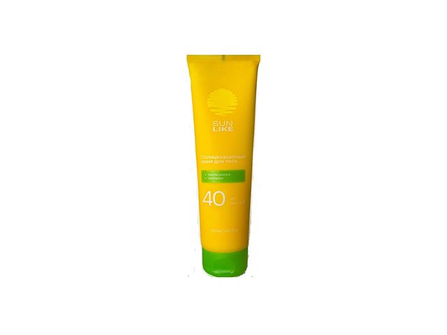 sunlike солнцезащитный крем д тела spf40  100мл 85255