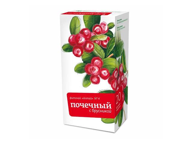 алтай фиточай №4 почечный брусника 2г. №20 пак.