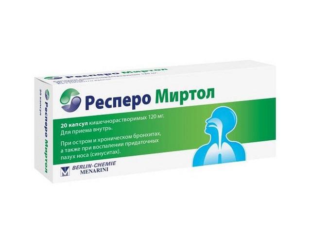 респеро миртол 120мг. n20 капс. 0035