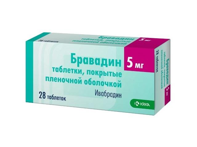 бравадин 5мг. №28 таб. п/п/о 2796