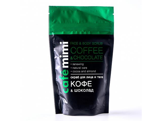 кафе мими скраб д/тела кофе+шоколад 150г.