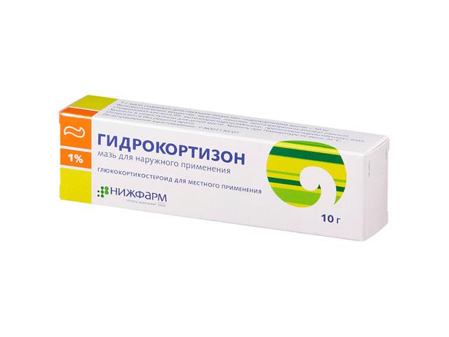 гидрокортизон 1% 10г. мазь д/наружн.прим. /нижфарм/ 2785