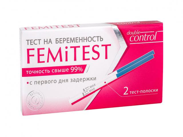 фемитест д/опред. беременности дабл контрол №2