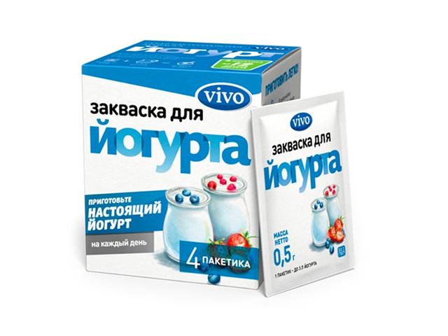 виво закваска йогурт 0,5г..№4/vivo/