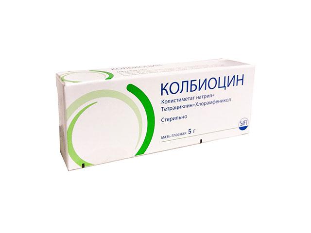 колбиоцин 5мл. гл.мазь фл.