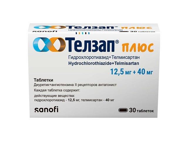 телзап плюс 12.5мг+40мг №30 таб