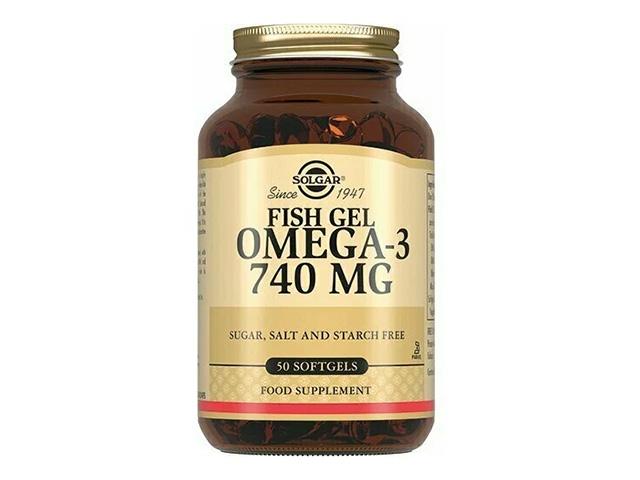 солгар рыбный жир омега-3 740 мг №50 капс.