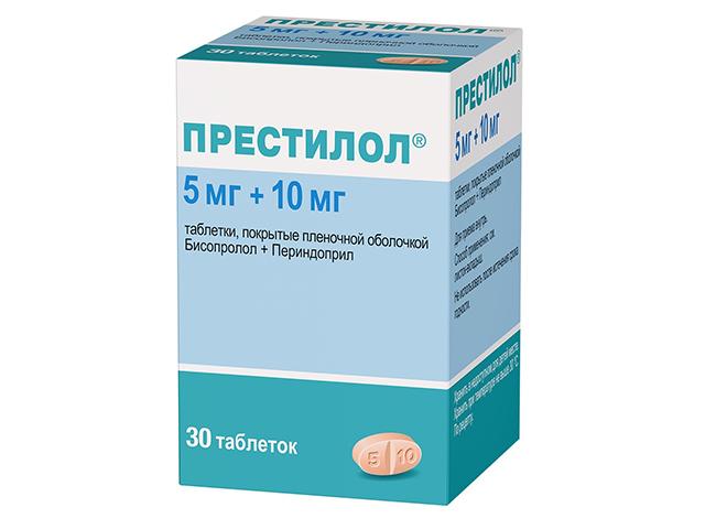 престилол 5мг.+10мг. №30 таб. 0788