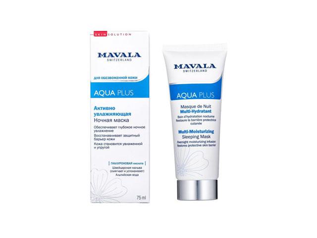 *mavala маска активно увлажняющая ночная agua plus multi-moisturizing 75мл./ 9052314/07-302