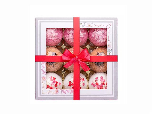 *лк набор бурлящих шаров "candy bath bar" la boitte des bonbons 9*40г. 18044