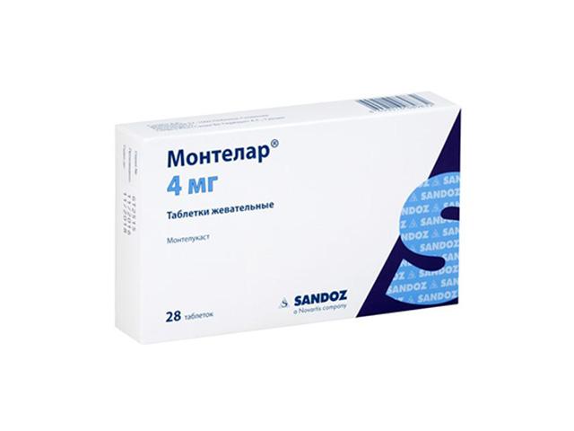монтелар 4мг. №28 таб.жев. 9915