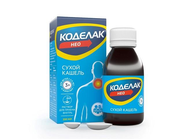 коделак нео р-р д/внут прим 1,5 мг/мл фл 200 мл х1 7000