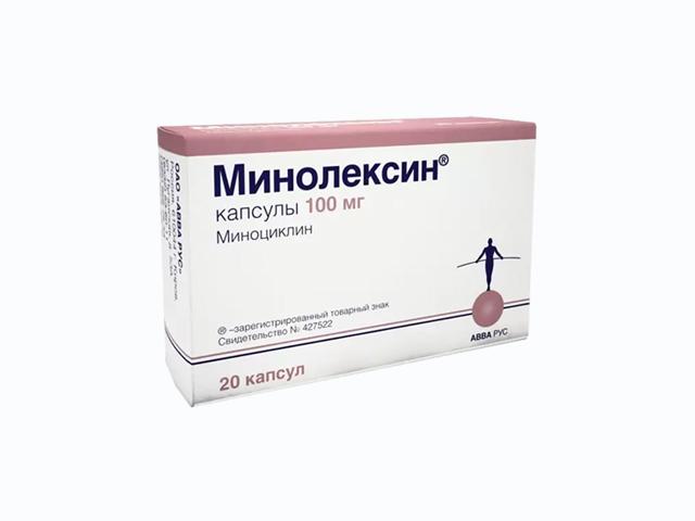 минолексин 100мг. №20 капс. 4874
