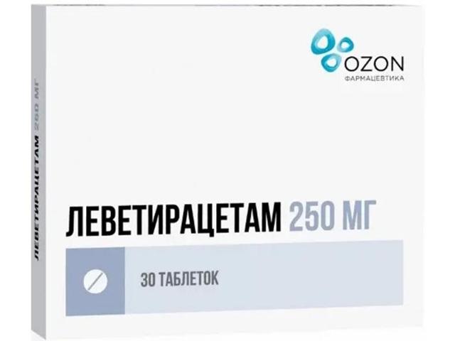 леветирацетам 250мг. №30 таб. /озон/7177