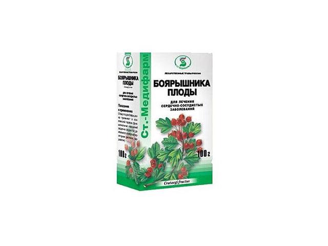 боярышника плоды, пачка 100г стм /ст-медифарм/