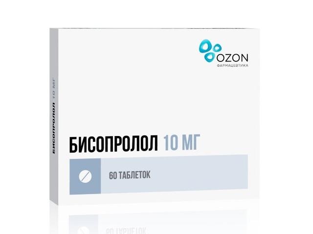 бисопролол 10мг. №60 таб. /озон/ 2738