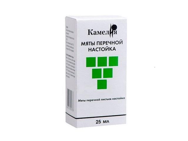 мяты перечной настойка 25мл. и/у /камелия/ 0839