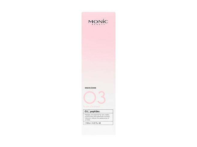 monic beauty skin code 03 пептиды очищающая пенка для лица 150мл