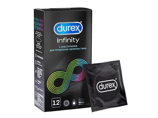 дюрекс презерватив infinity с анестет. гладкие №12 /вар.2/ [durex]