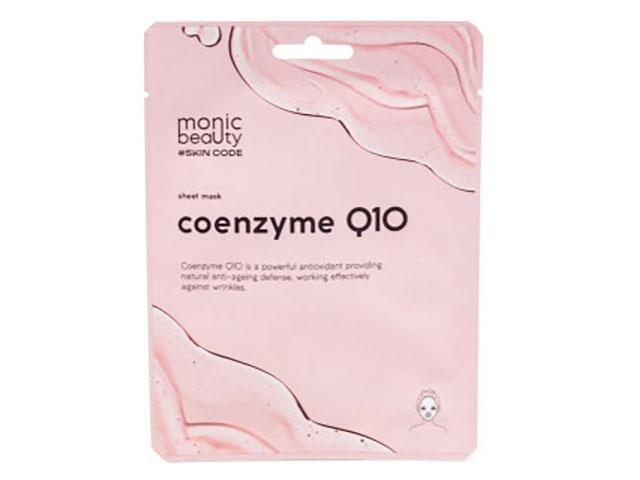 monic beauty skin code тканевая маска для лица коэнзим q10 25мл