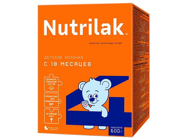 нутрилак 4 детское молочко сух.напиток 600г /с 18мес./карт.уп
