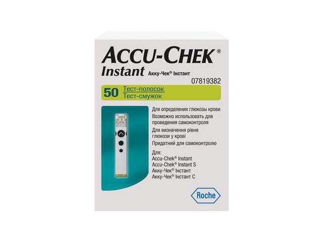 акку-чек тест-полоски instant №50 [accu-chek]