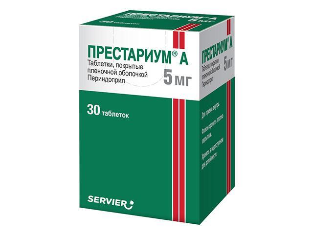 престариум а 5мг. №30 таб. п/п/о 4598