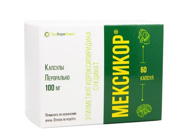мексикор 100мг. №60 капс.