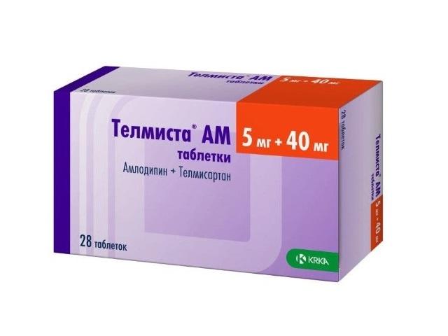 телмиста ам 5мг.+40мг. №28 таб. 7719