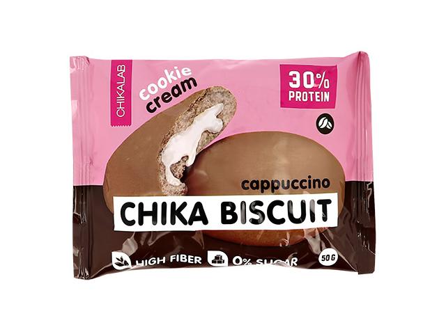 *chikalab печенье неглазированное со вкусом "бисквит капучино" 50 гр. чк282