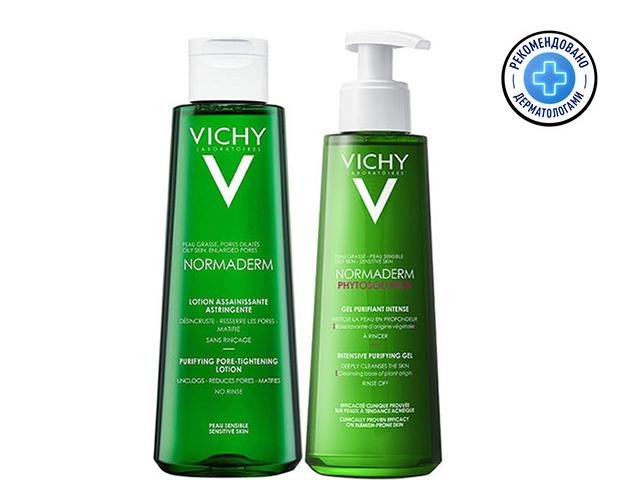 виши нормадерм набор (гель очищ.+лосьон) [vichy]