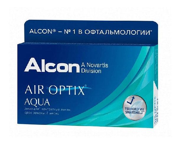 air optix aqua линза контактная -6,00 8.6 (6pk)
