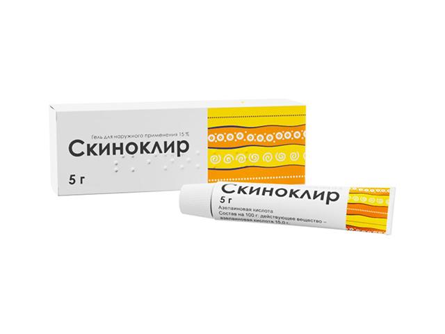 скиноклир 15% 5г. гель д/нар.прим. 9877