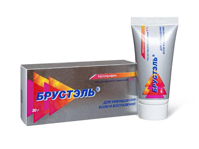 брустэль гель д/нар. прим. 5% 30г туба 8049