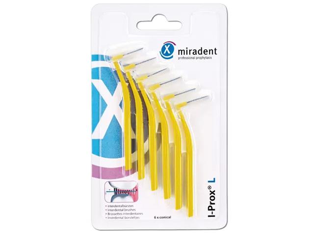 miradent i-prox-l ершики для межзуб. промежутков №6 желтые. 630211
