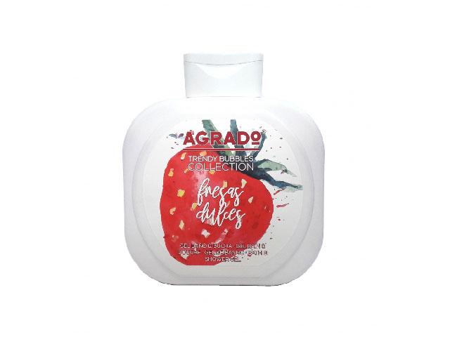 agrado гель д/ванны и душа сладкая клубника sweet strawberries 750мл. 1029