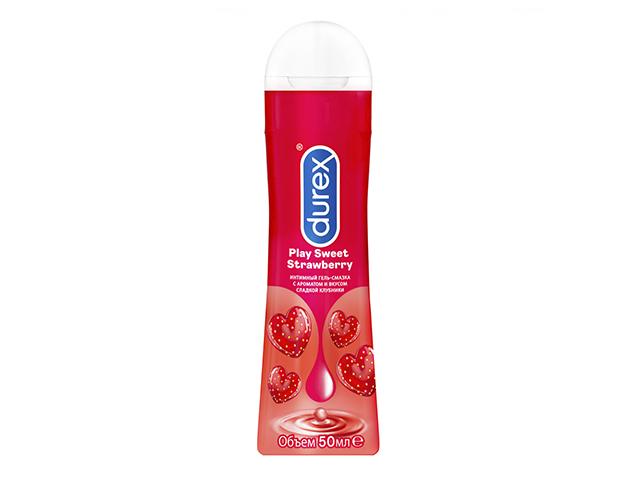 дюрекс гель-лубрикант плэй свит клубника 50мл. [durex]