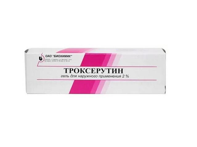 троксерутин 2% 50. гель  /биохимик/ 0326