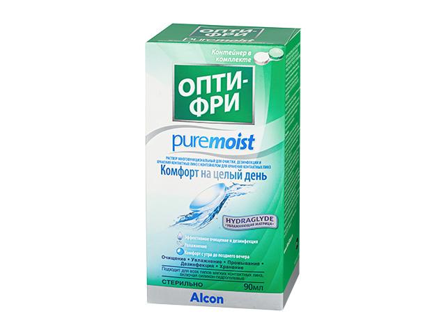 опти-фри пюр моист 90мл